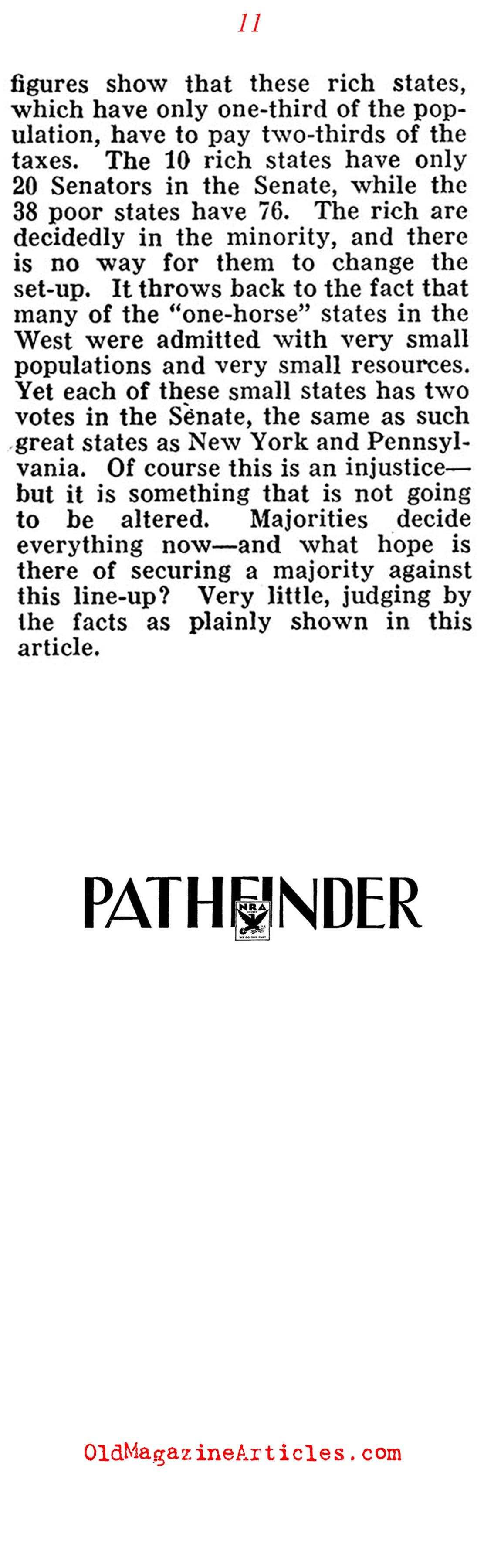 Soak the Rich States, Too (Pathfinder Magazine, 1935)