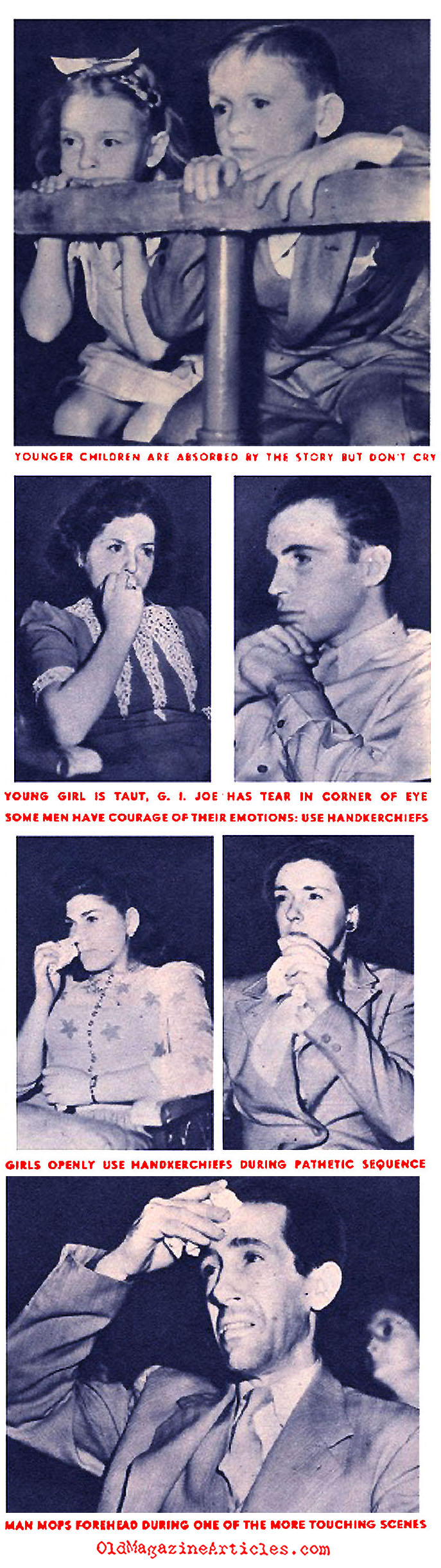 Tears in the Dark of the Theater (Click Magazine, 1944)