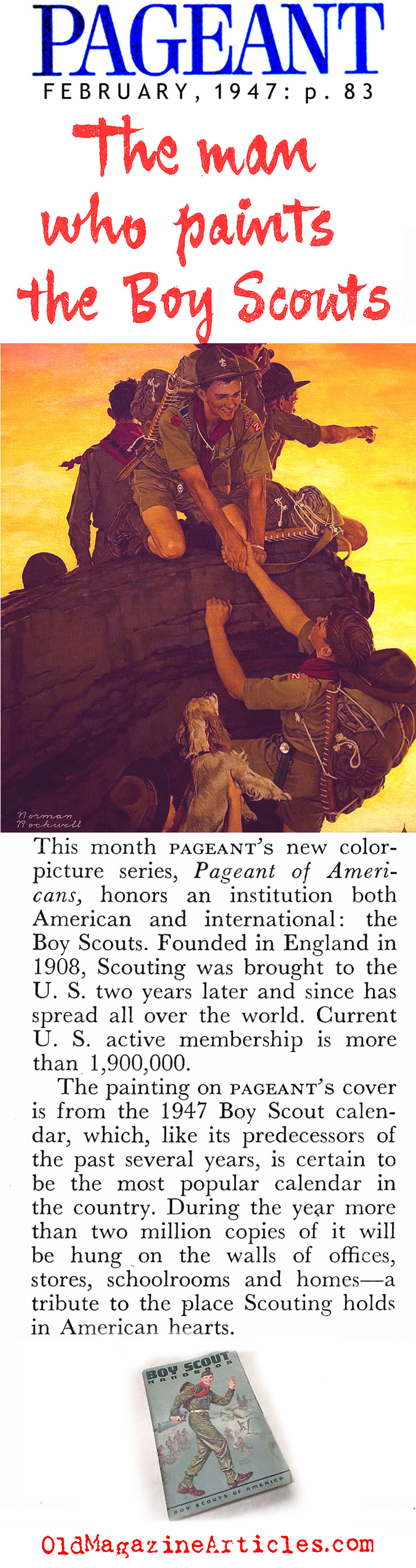 America's Favorite Illustrator (Pageant Magazine, 1947)