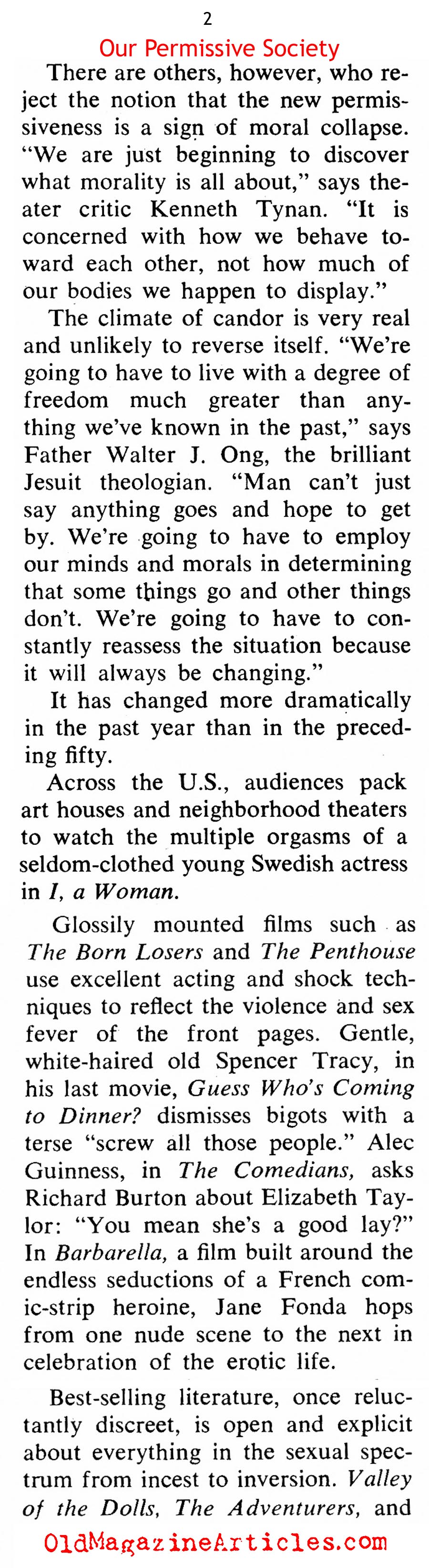 Nudity And Smut Becomes the Norm In American Pop-Culture (Coronet Magazine, 1968)