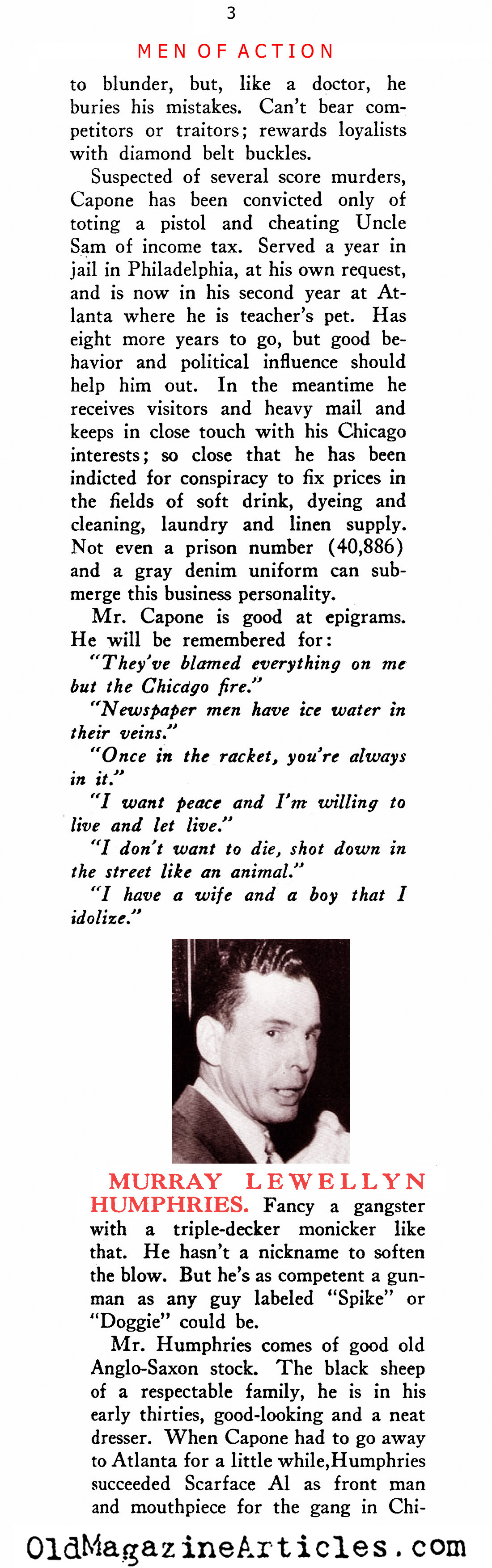 The Mobsters (New Outlook Magazine, 1933)