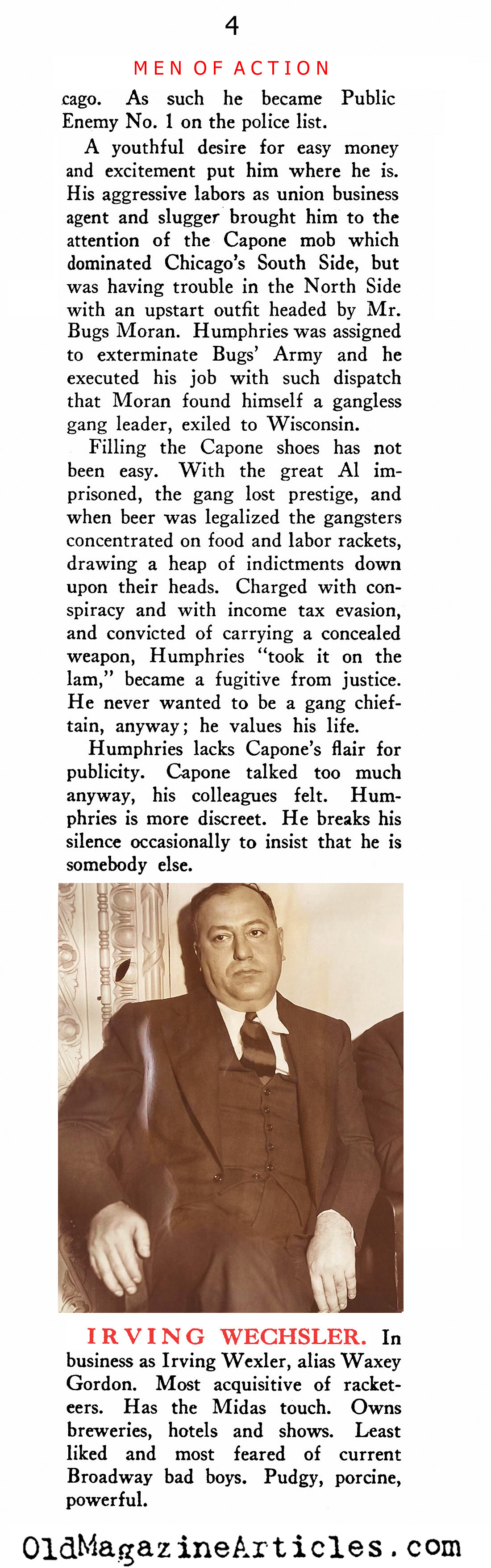 The Mobsters (New Outlook Magazine, 1933)