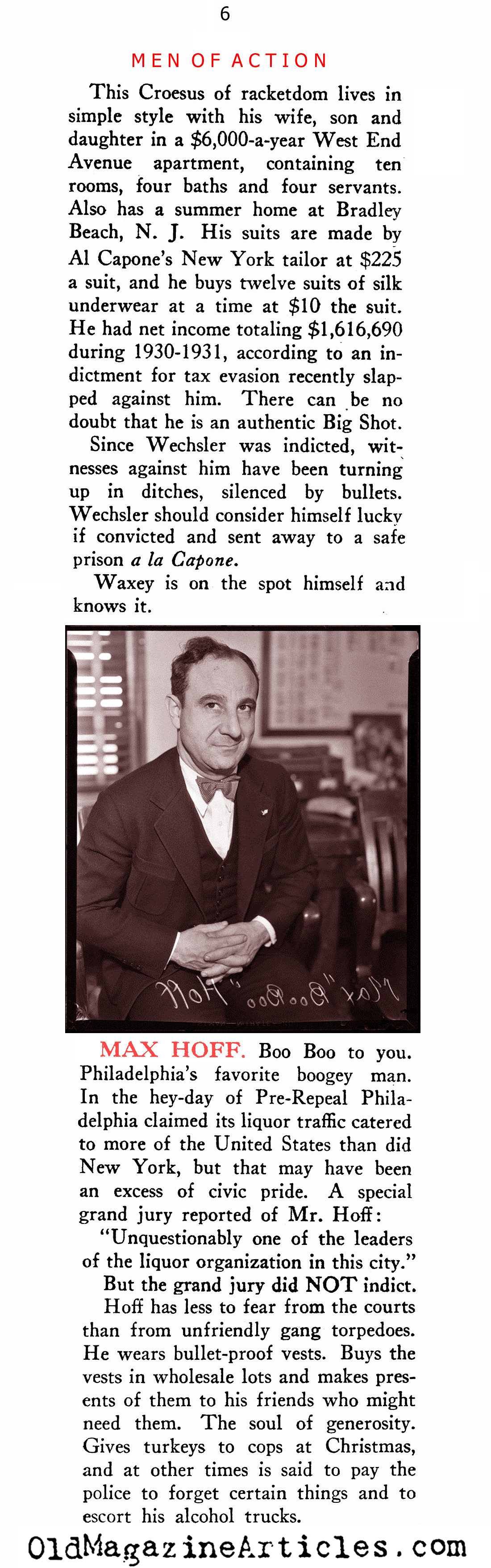 The Mobsters (New Outlook Magazine, 1933)