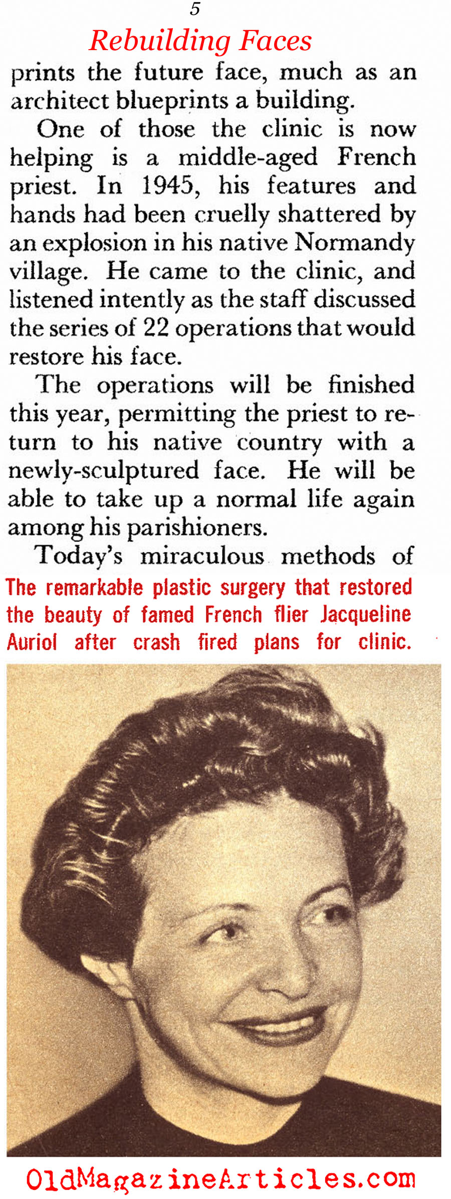 The Institute for Reconstructive Plastic Surgery<BR> (Coronet Magazine, 1959)