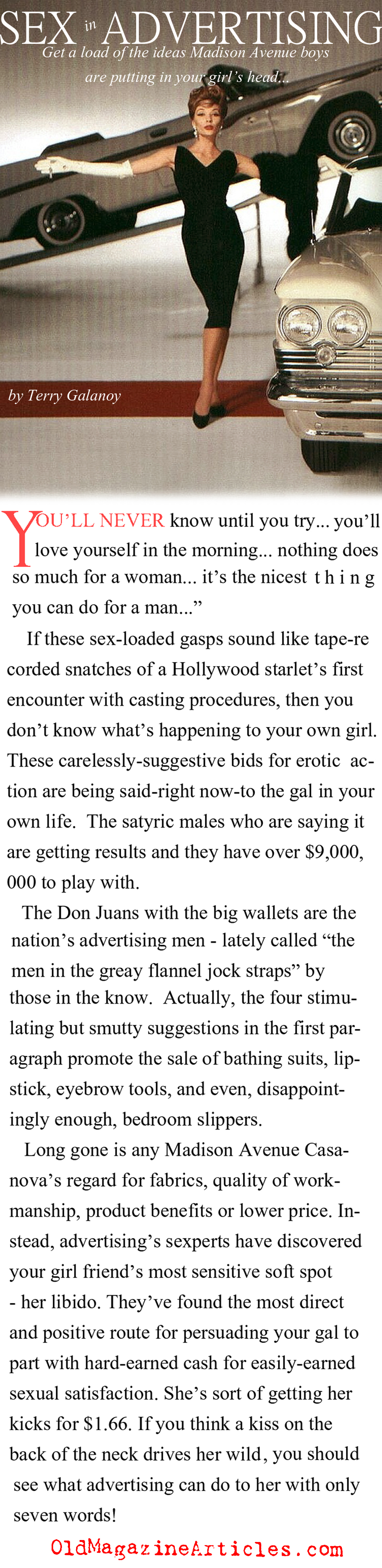 Article about sex in advertising