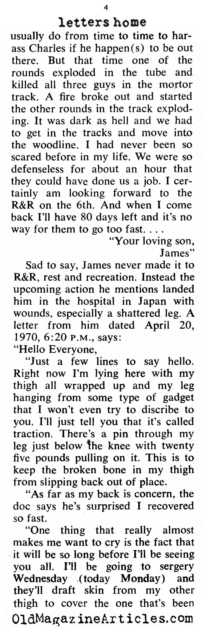 More Letters From Vietnam (Coronet Magazine, 1970)