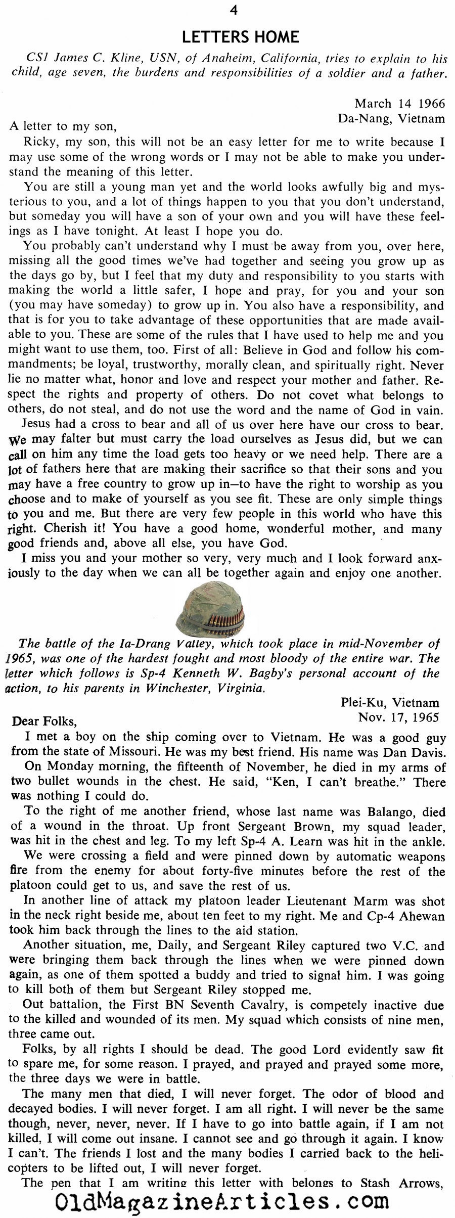 Letters from Vietnam (Coronet Magazine, 1967)