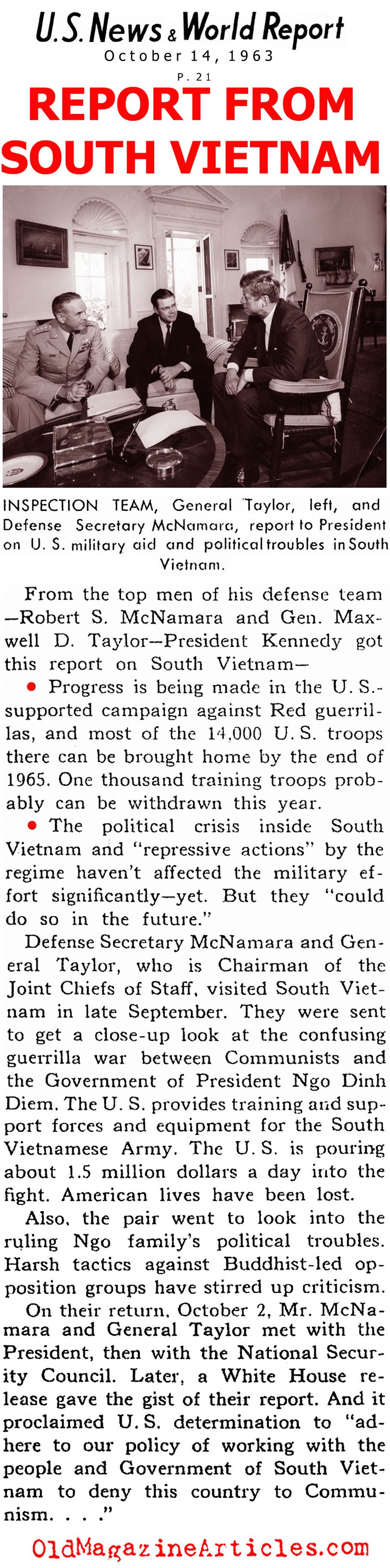 1963: A Pivotal Year  (United States News, 1963)