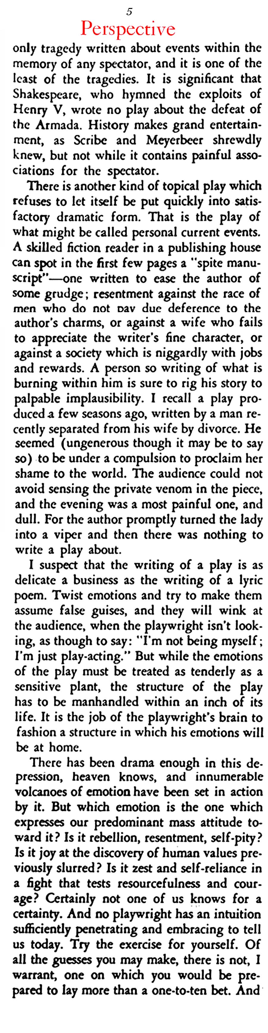 The W.W. I Plays of the Post-War Years (Stage Magazine, 1933) 