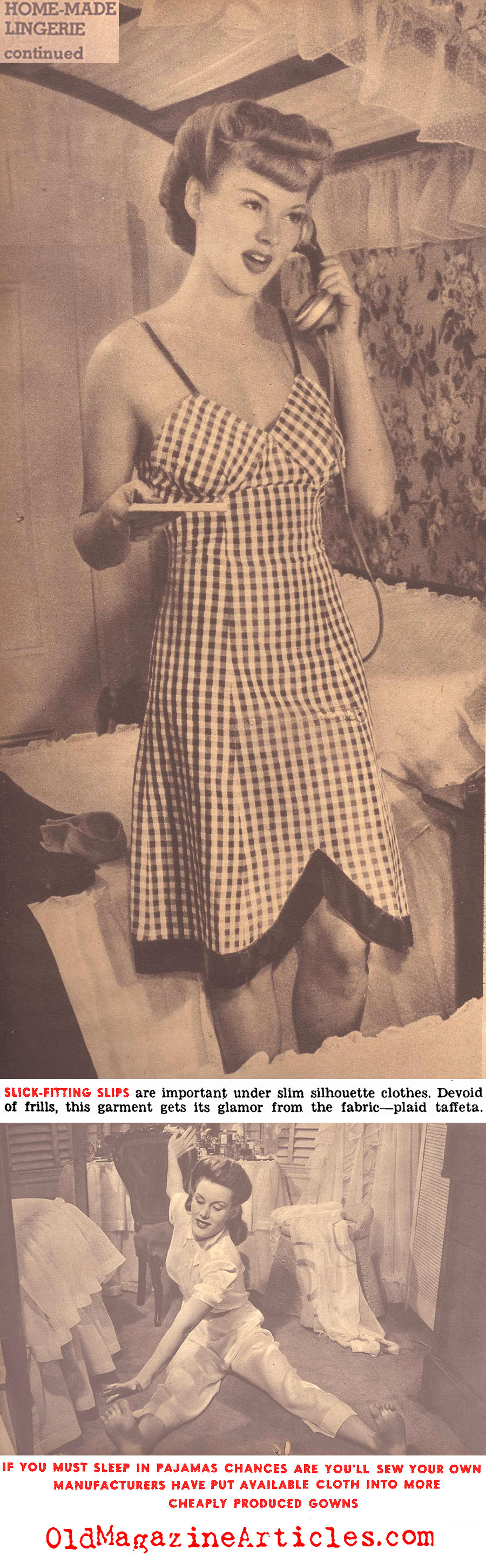 Home Front Lingerie (Click Magazine, 1944)