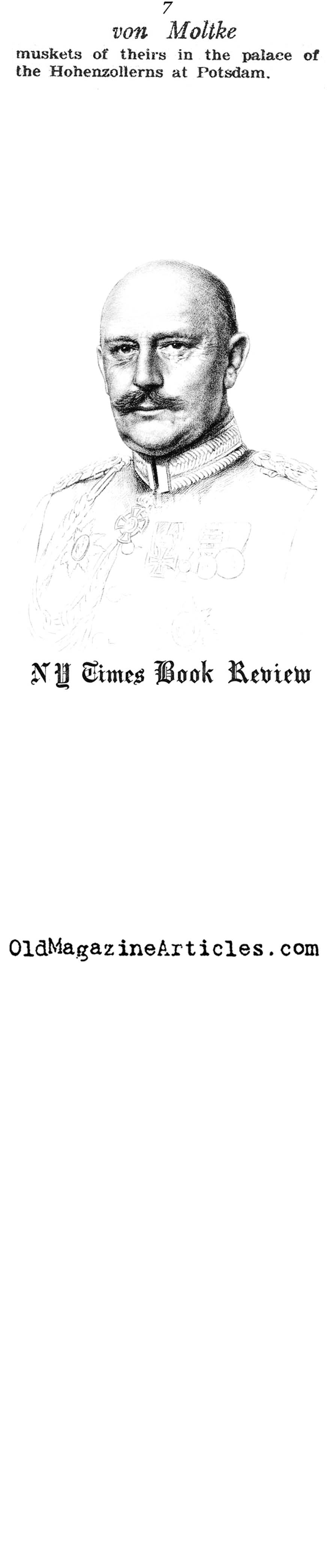 General Helmuth von Moltke (N.Y. Times Book Review, 1923)