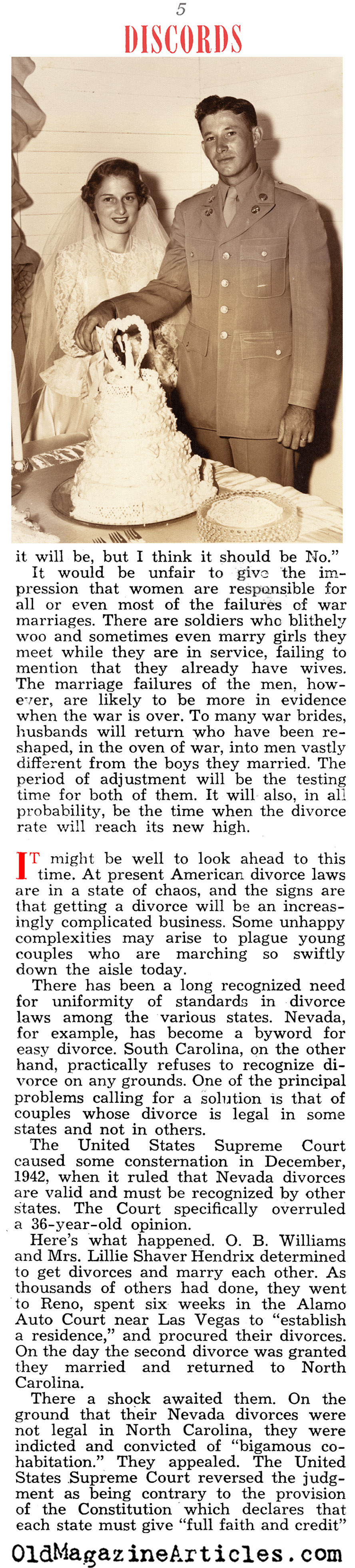 The Late-War Era Brought Late-War Divorces (Liberty Magazine, 1944)