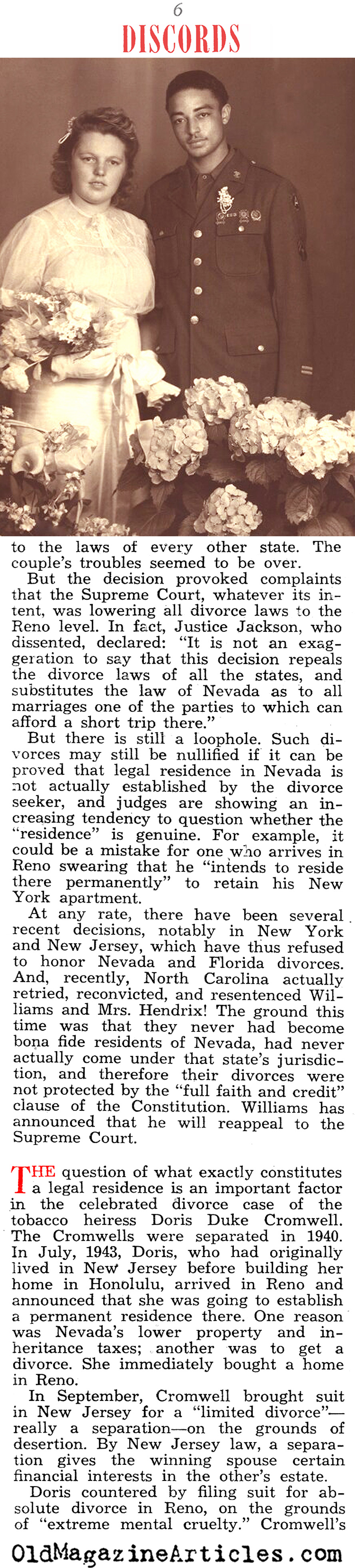 The Late-War Era Brought Late-War Divorces (Liberty Magazine, 1944)